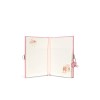 Roze dagboek met slotje - My little diary horn stars 